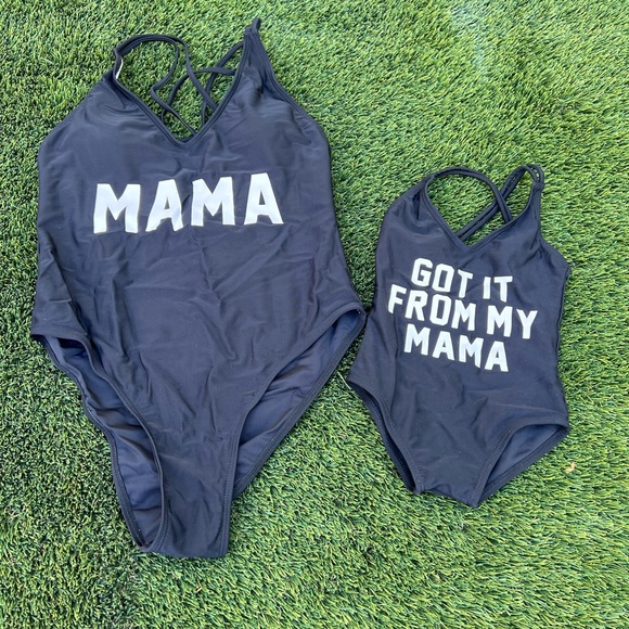 Other - Matching Mama and Baby Swimsuits M/12-18 months-